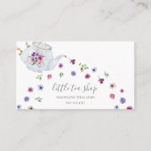 Tee Shop Floral Visitenkarte (Vorderseite)