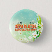TEE Snack Genug Button (Vorderseite)