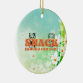 TEE Snack Genug Keramik Ornament (Rechts)