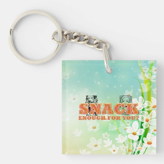 TEE Snack Genug Schlüsselanhänger (Vorderseite)