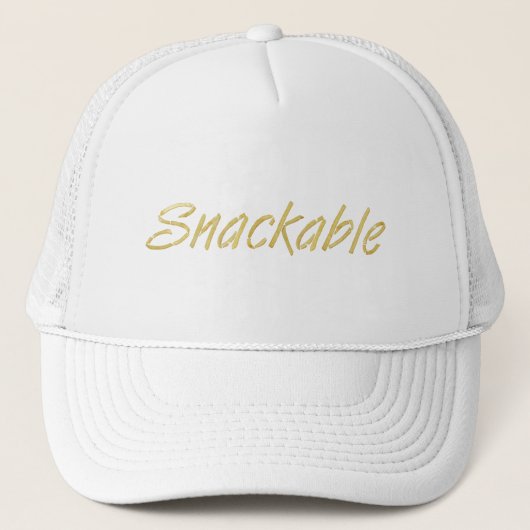 TEE Snackable Damen T-Shirts Truckerkappe (Vorderseite)