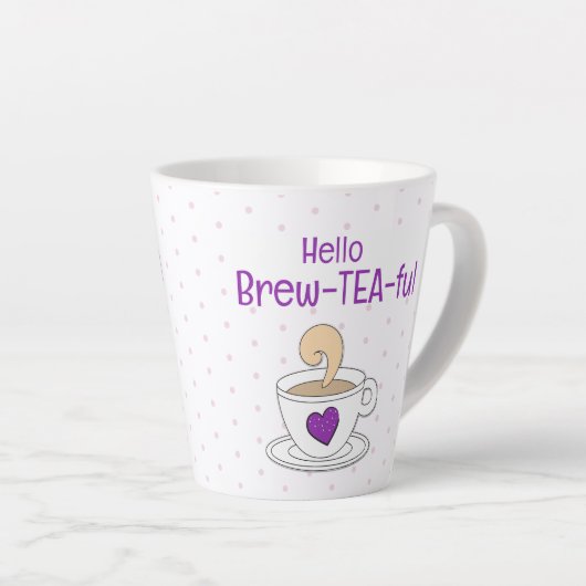 Tee-Spaß-Punts Kaffeepause Liebhaber Milchtasse (Rechte Ecke)