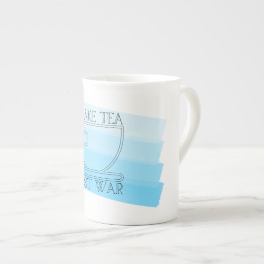Tee statt Krieg Tasse machen (Vorderseite Rechts)