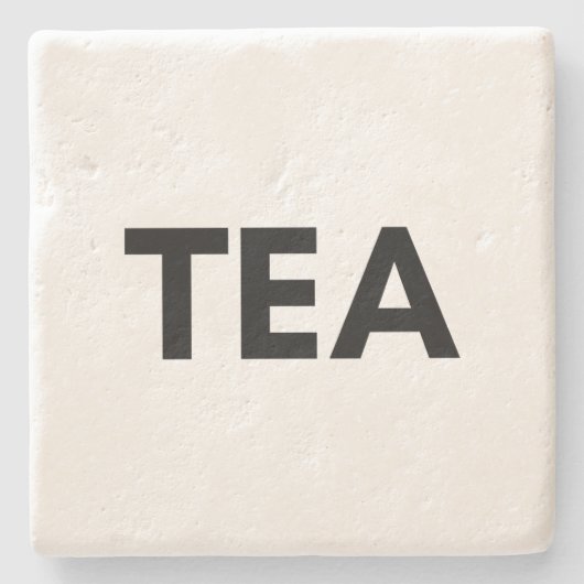 Tee Steinuntersetzer (Vorderseite)