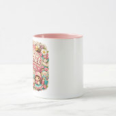 Tee-Süchtiger Süßer Häkelstil-Becher | Gemütlicher Tasse (Zentrum)