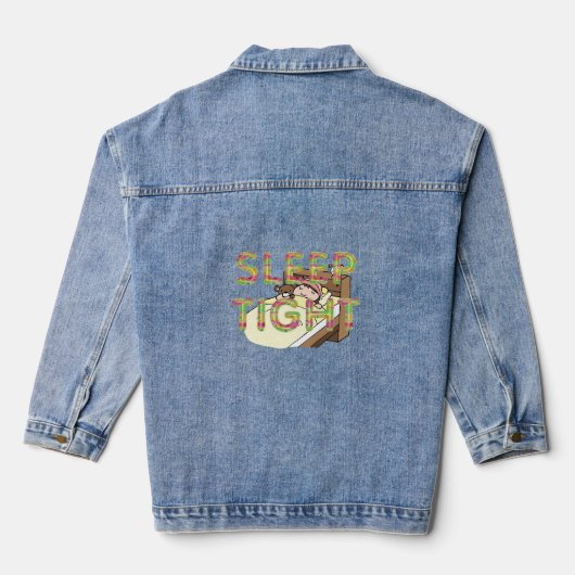 TEE Süße Schlafparole Jeansjacke (Rückseite)
