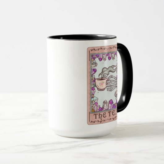 Tee-Tarot-Karte Kristallklares Sonnenlicht Tasse (VorderseiteRechts)