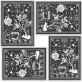 Tee-Tarot-Karten Aufkleber (Vorderseite)