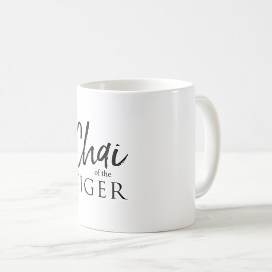 Tee-Tasse - Chai des Tigers Kaffeetasse (VorderseiteRechts)