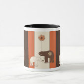 Tee-Tasse des Elefant-Kaffee-| Tasse (Zentrum)