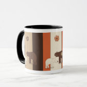 Tee-Tasse des Elefant-Kaffee-| Tasse (Vorderseite Links)