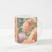 Tee Tasse Orange Dahlia Blume Tea Tasse (VorderseiteRechts)