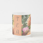 Tee Tasse Orange Dahlia Blume Tea Tasse (Mittel)