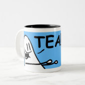 Tee-Tasse Zweifarbige Tasse (Vorderseite Links)