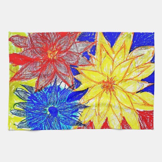 Tee Tawel Primärfarben Geschirrtuch (Horizontal)