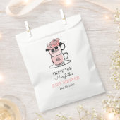 Tee Teacup & Blume Kinderdusche Gesichtsbeutel Geschenktütchen (Ausgeschnitten)