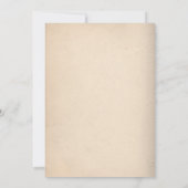 Tee Tee florale Wasserfarbe Einladung (Rückseite)