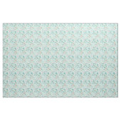 Tee-Tee-Party-Teebecher und Teekontrollen-Muster Stoff (Yard (91,4 cm))