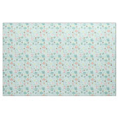 Tee-Tee-Party-Teebecher und Teekontrollen-Muster Stoff (Fat Quarter (45,7 x 55,9 cm))