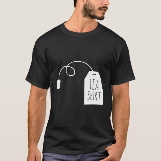 Tee Tee Tee Beutel heißes Getränk Wortspiel (Vorderseite)