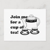 Tee - Teebeutel und Teebeutel Postkarte (Vorderseite)