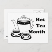 Tee - Teebeutel und Teebeutel Postkarte (Vorne/Hinten)