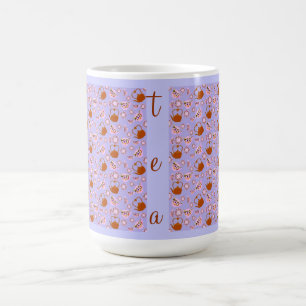 Tee! Teekanne, Teekocher, Teller und Teakessel Tas Kaffeetasse
