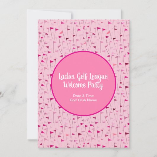 Tee Time Celebration – League Party Invite Einladung (Vorderseite)