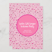 Tee Time Celebration – League Party Invite Einladung (Vorne/Hinten)