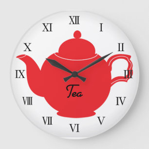 Tee Time Kitchen Clock Große Wanduhr
