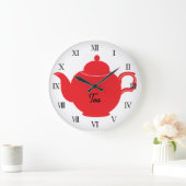 Tee Time Kitchen Clock Große Wanduhr (Zuhause)