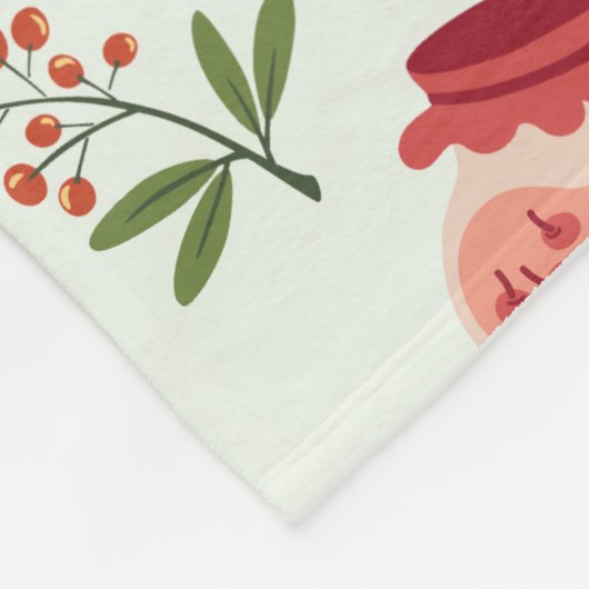 Tee Time Seamless Pattern Baby Fleecedecke (Ecke)