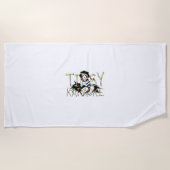 TEE Tipsy Karaoke Strandtuch (Vorderseite)