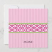 Tee-Topf-Brautparty-Einladung Einladung (Rückseite)