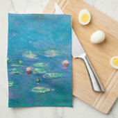 TEE-TOWEL: CLAUDE MONET: WASSERLILIEN GESCHIRRTUCH (Viertel Falte)
