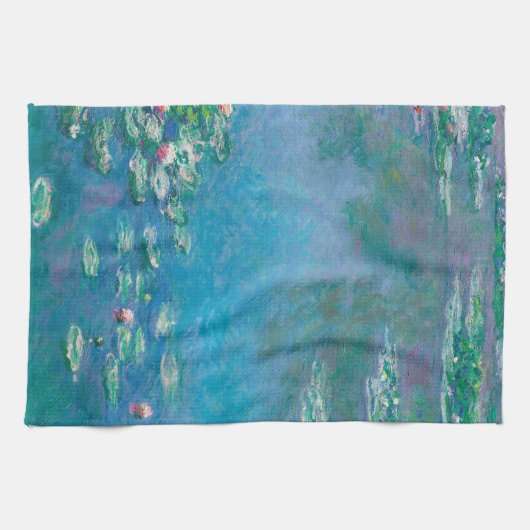 TEE-TOWEL: CLAUDE MONET: WASSERLILIEN GESCHIRRTUCH (Horizontal)