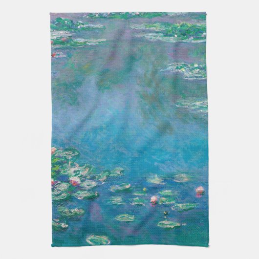 TEE-TOWEL: CLAUDE MONET: WASSERLILIEN GESCHIRRTUCH (Vertikal)