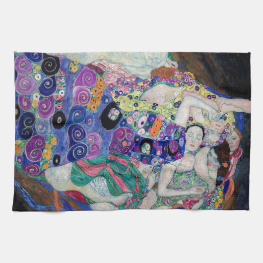 TEE-TOWEL: GUSTAV KLIMT: DIE JUNGFRAU GESCHIRRTUCH (Horizontal)