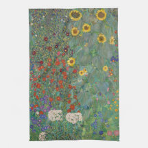 TEE-TOWEL: GUSTAV KLIMT: FARM GARDEN