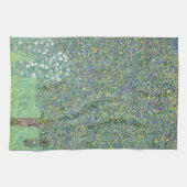 TEE-TOWEL: GUSTAV KLIMT: ROSEBUSHES GESCHIRRTUCH (Horizontal)
