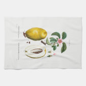 TEE-TOWEL: REDOUTÉ: QUINCE GESCHIRRTUCH (Horizontal)
