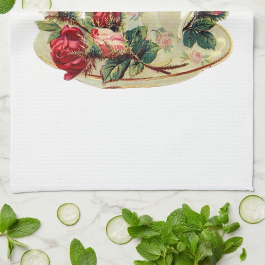 TEE-TOWEL: TEACUP GESCHIRRTUCH (Gefaltet)