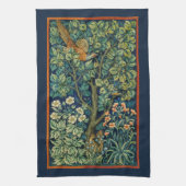 TEE-TOWEL: WILLIAM MORRIS : DER PHEASANT GESCHIRRTUCH (Vertikal)
