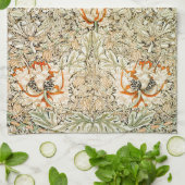 TEE-TOWEL: WILLIAM MORRIS : HONEYSUCKLE GESCHIRRTUCH (Gefaltet)
