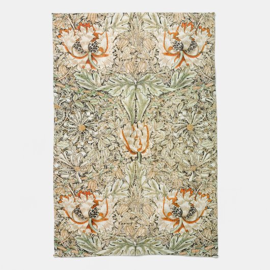 TEE-TOWEL: WILLIAM MORRIS : HONEYSUCKLE GESCHIRRTUCH (Vertikal)