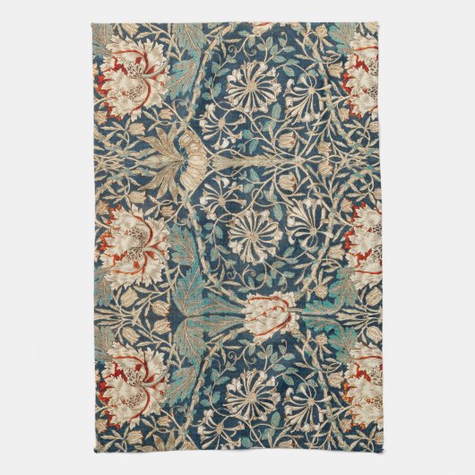 TEE-TOWEL: WILLIAM MORRIS : HONEYSUCKLE GESCHIRRTUCH (Vertikal)