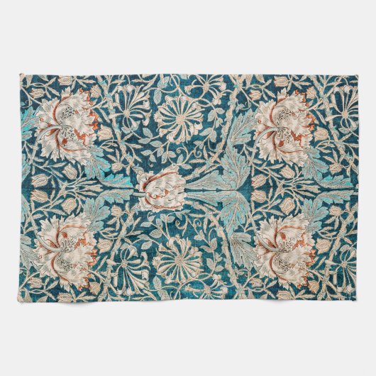 TEE-TOWEL: WILLIAM MORRIS: HONEYSUCKLE GESCHIRRTUCH (Horizontal)