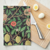 TEE-TOWEL: WILLIAM MORRIS : POMEGRANAT GESCHIRRTUCH (Viertel Falte)