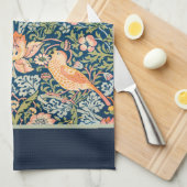 TEE-TOWEL: WILLIAM MORRIS : STRAWBERRY THIEVES GESCHIRRTUCH (Viertel Falte)