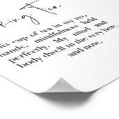 Tee trinken - Das Nhat Hanh-Zitat Poster (Ecke)